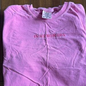 LMSS IN MY MOM ERA tshirt Pink